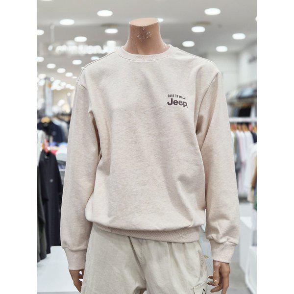 男女共用 背面プリント スウェットシャツ(JQ3TSU891_MB)_DG