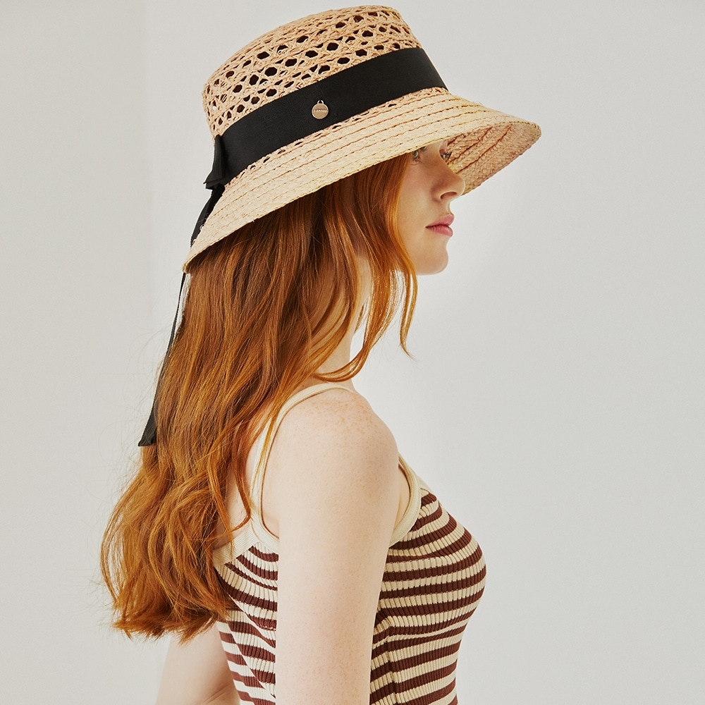 J.LETTER ラフィアバックリボンハット BE (JEACEM3BS901BE260)