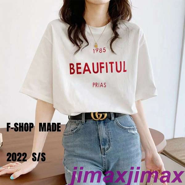 快適暮らし Tシャツ レディース 半袖 おしゃれ 韓国風 夏新作 ロング ロンTシャツ カジュアル S M L 2L 3L 4L 体型カバー 着痩せ 新品 笑顔柄 文字柄 無地 半袖tシャツ 春服 夏