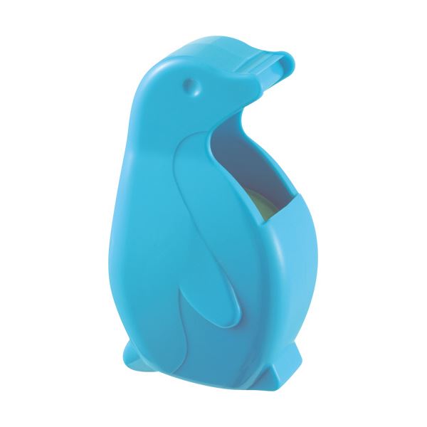 （まとめ） ニチバン ぺんぎんカッター アクアブルーCT-15PAB 1個 (×10セット)