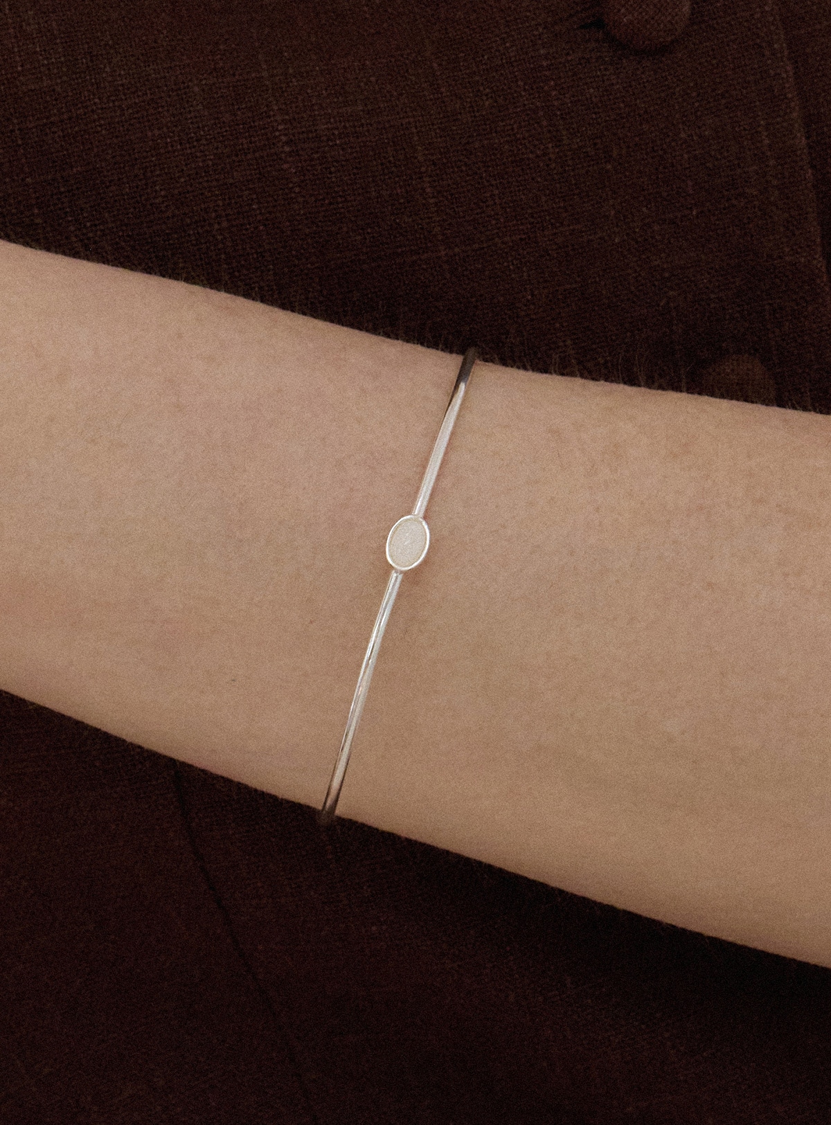 【メガ割 最大30％OFF】925シルバー ミューペイルオーバルシェイプリング手元に上質な存在感