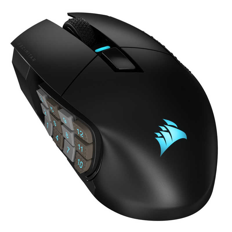 コルセア　CORSAIR　Scimitar Elite WL ［光学式 /有線/無線(ワイヤレス) /16ボタン］　CH-9314311-AP