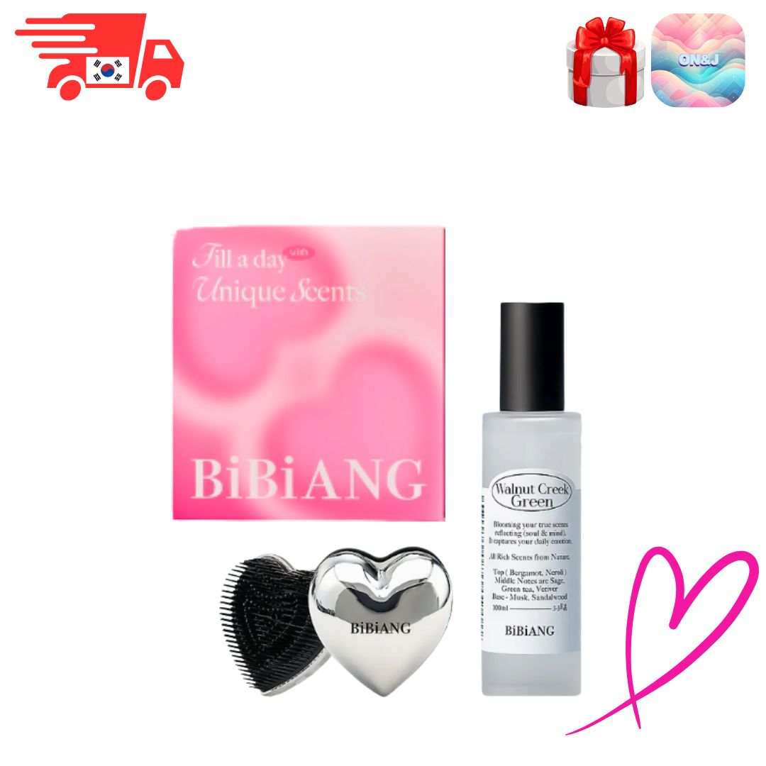 ビビアンBIBIANG_パフューム ボディ＆ヘアミスト＋ハートブラシ付き_香りと可愛さをひとつに