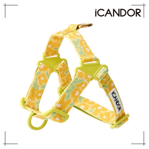 ペット No full harness ハーネス Big Fish Yellow お散歩グッズ 韓国人気