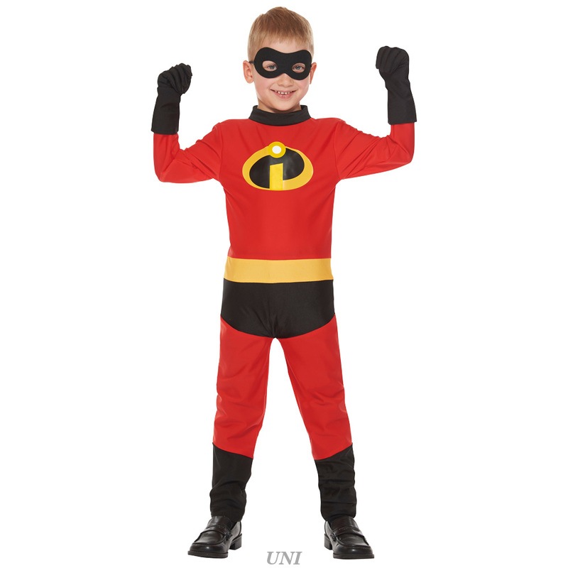 コスプレ 仮装 子ども用ダッシュTod 【 ハロウィン ミスターインクレディブル 衣装 アニメ 公式 子供用 キッズ こども パーティーグッズ ピクサー ディズニー コスチューム 正規ライセンス品 男