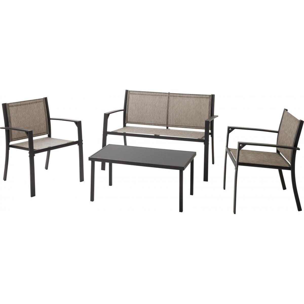 【在庫有・即納】タカショー フレスコ テーブル＆チェアー＆ベンチ 4点セット テーブルセット MSF-40S 17,464円