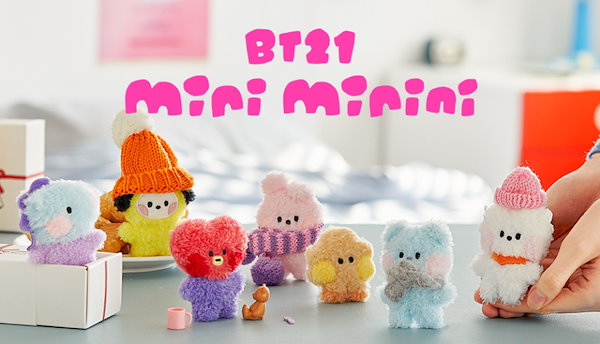 Qoo10] BT21 mini minini ぬいぐるみ