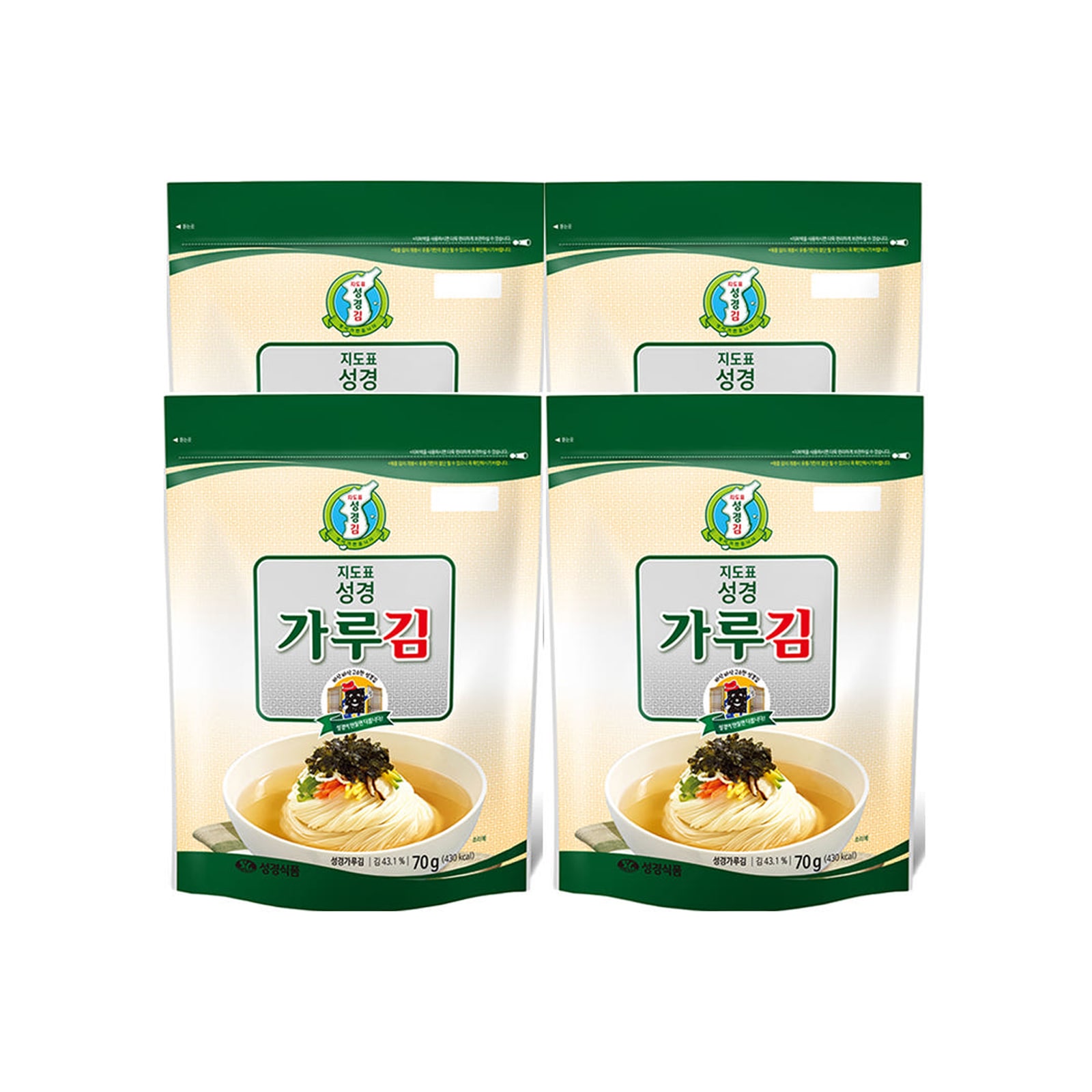 成京食品 地図表 伝統の海苔粉 70g X 4個