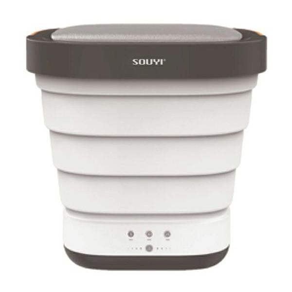 ソウイジャパン 折りたたみ洗濯機 脱水 バケツ型 ポータブル コンパクト SY-135 ホワイト SOUYI