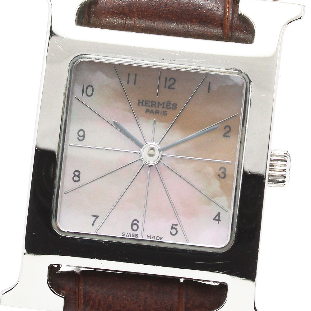エルメス HERMES HH1.210 Hウォッチ クォーツ レディース _761785【中古】