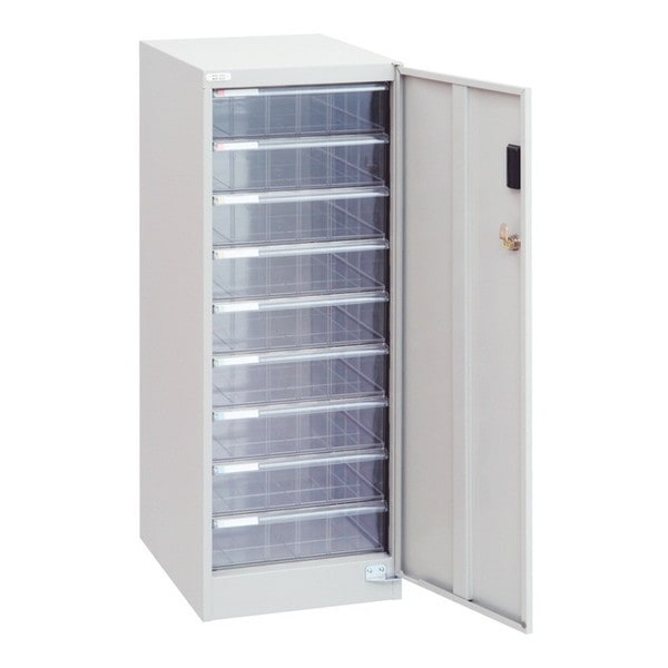 BF-SM9 セキュリティフロアケース B4 深9段 ニューグレー メーカー直送