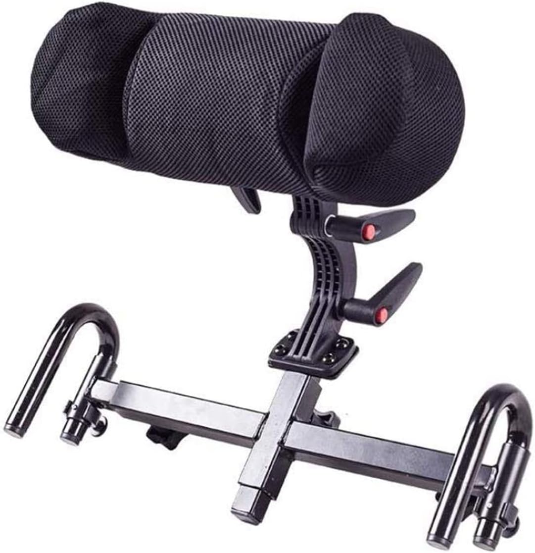 車椅子用ユニバーサル折りたたみ式ヘッドレスト調節可能な車椅子ヘッドレストクッションヘッドサポート車椅子ネックサポートヘッドパディングヘッドピローポータブル