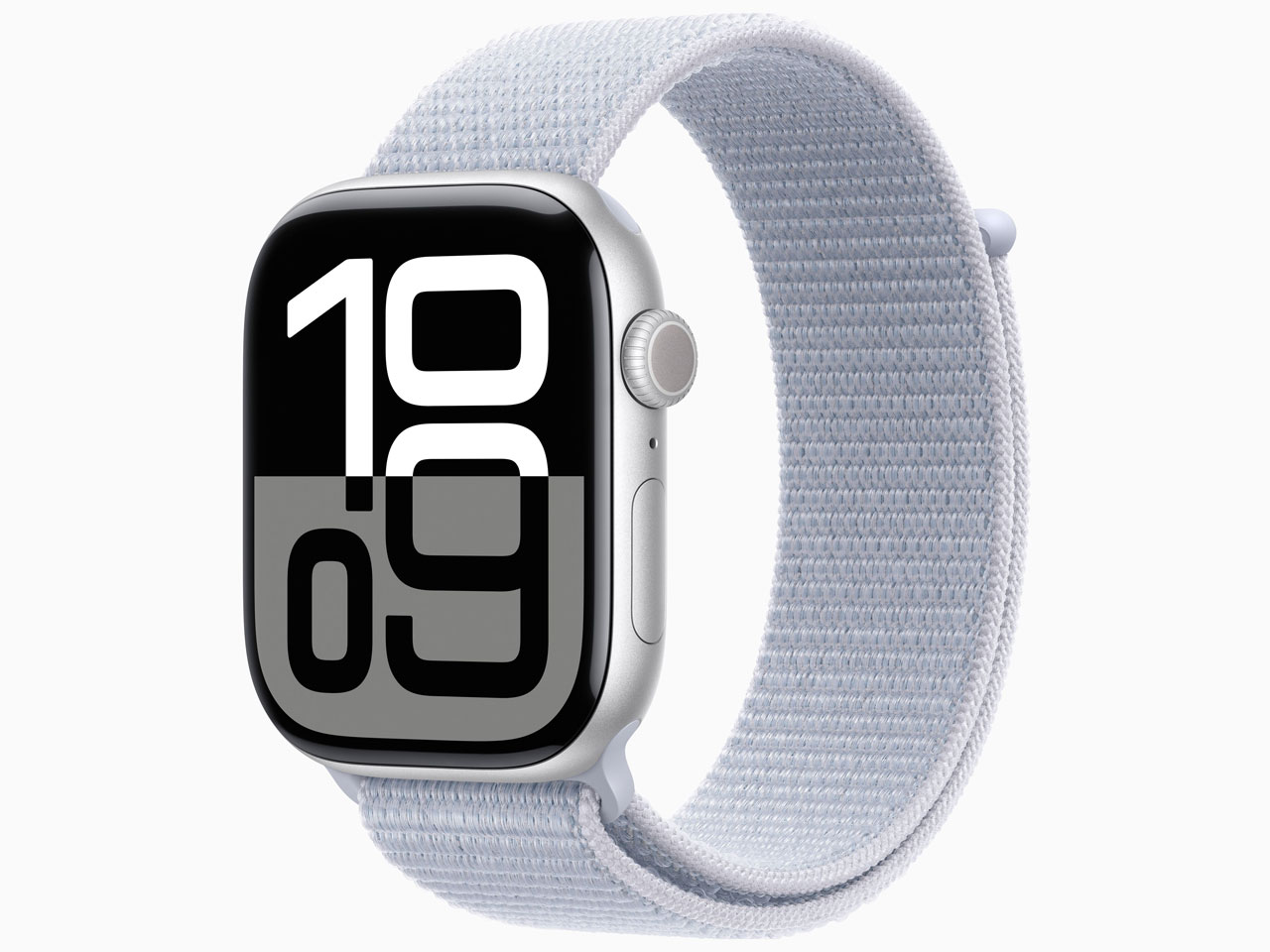 Apple Watch Series 10 GPS+Cellularモデル 46mm MWY23J/A [シルバー・ブルークラウドスポーツループ]