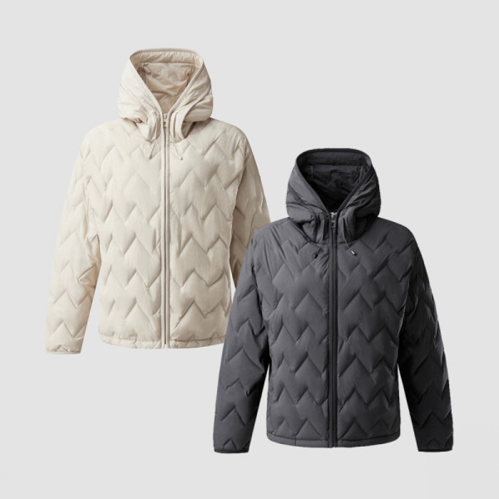 コオロンスポーツ レディース 軽量 フーディ ショートダウン 2種から選択