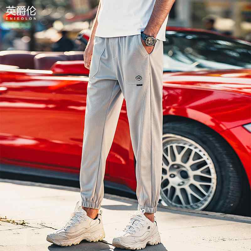 カジュアル パンツ 動きやい メンズ ボトムス 長ズボン 普段着 ロング スウェット 通気性 薄手 スリム アウトドア スポーツ ワーク 外出 普段使い使い メンズ 夏