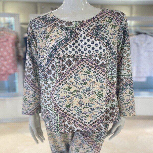 EZ1859_ポリスパン女性室内着トップス 9,078円