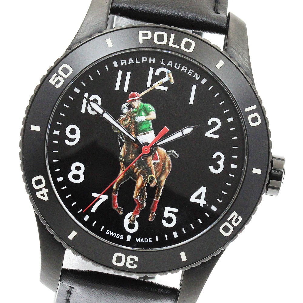 ラルフローレン RALPH LAUREN 472836828001 ポロウォッチ 自動巻き メンズ 美品 箱・保証書付き_939820【中古】