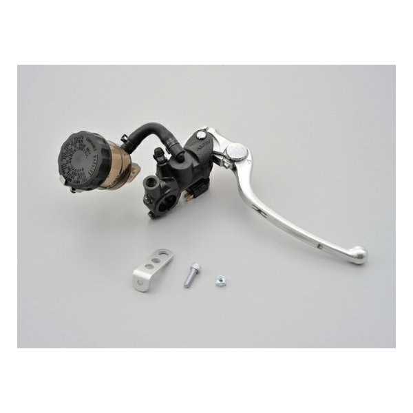 ブレーキマスターシリンダー 標準レバー 縦型 スモークタンク ブラック/シルバー D95653