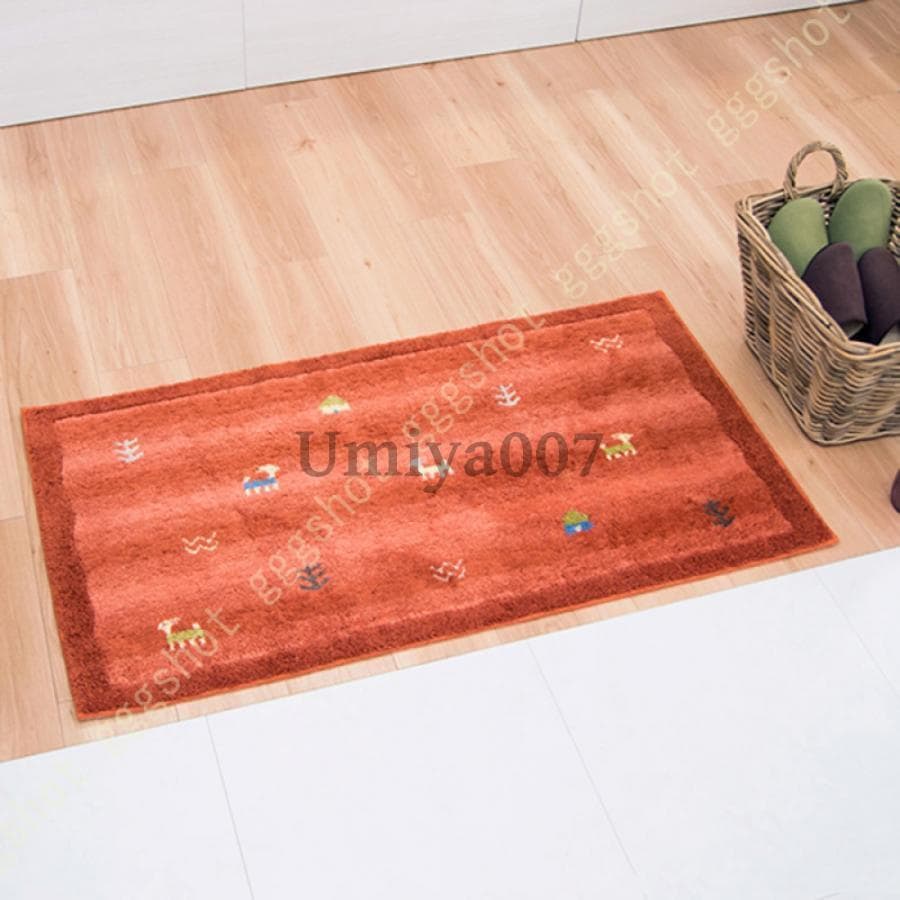 洗える 玄関マット 約60×0cm 玄関 マット 屋内 洗える 北欧 すべり止め 吸着 長持ち おしゃれ 遊牧民 玄関 屋内 洗える 北欧 すべり止め 吸着