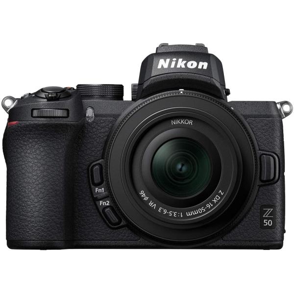 【中古】Nikon ミラーレス一眼カメラ Z50 レンズキット NIKKOR Z DX 16-50mm f/3.5-6.3 VR付属 Z50LK16-50 ブラック SDカード付き