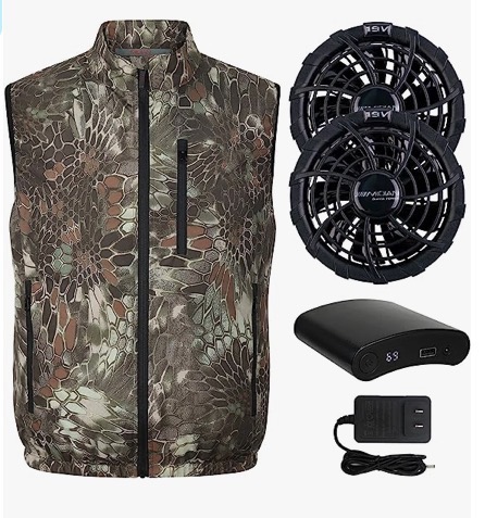 アウトドア用ファン付き ベスト アウトドア 作業着ベスト 釣り ベスト 防紫外線 速乾通気 バイオニックベストカメラマンベスト 18V超強力パワー 18000mAh大容量ファンバッテリーセット 7,884円