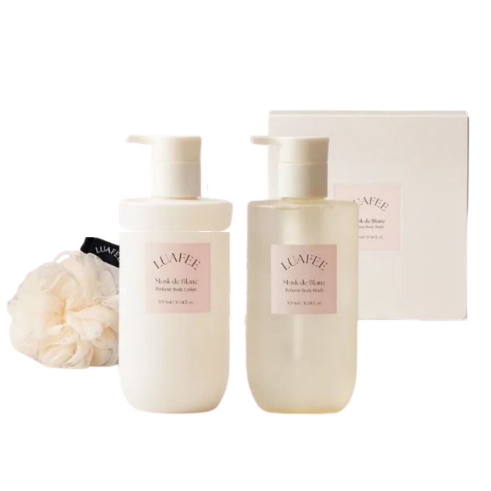 マスクド ブラン パフューム ボディウォッシュ (300ml)+シャワーボールおまけ + ボディローション(300ml)+シャワーボールおまけ