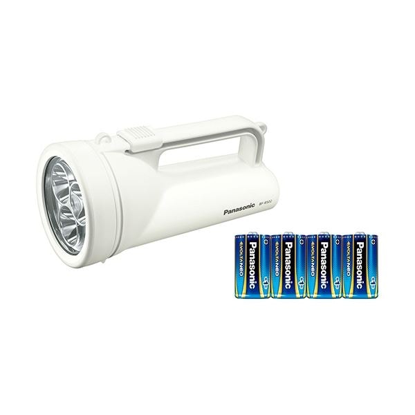 ワイドパワーLED強力ライト 乾電池エボルタNEO単1形4本付 ホワイト BF-BS02K-W 1個