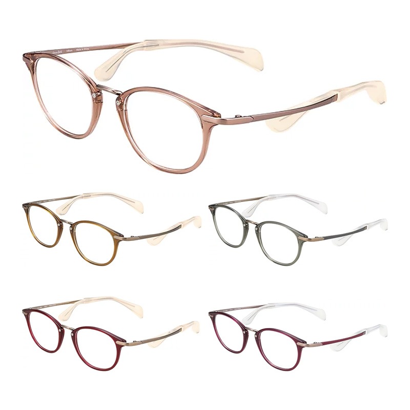 鼻パッド無し メガネ FG24515 49mm 全5色 老眼鏡