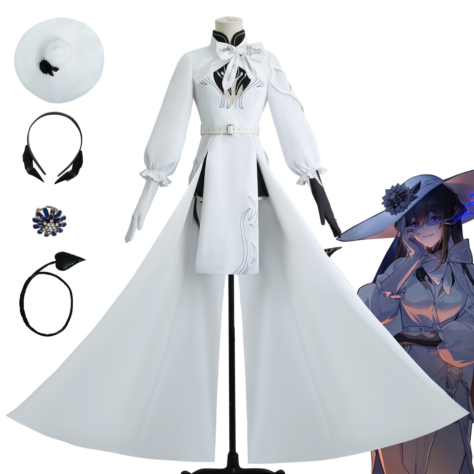 【人気爆売れ】崩壊星穹鉄道cos コスプレ コスチュームダリアカンスタスコスプレいしょう にじげんアニメいしょうc服