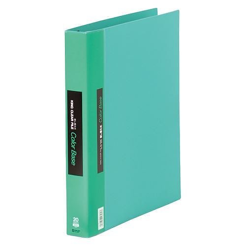 （まとめ買い）クリアーファイルカラーベース差替式 緑 139Wﾐﾄ 00011390 [x3]