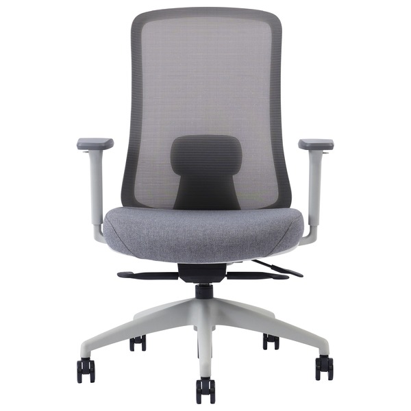 高機能オフィスチェア Type-43 ライトグレー 組立品