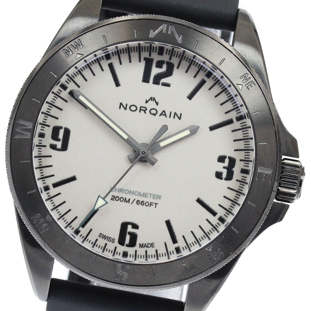 ノルケイン NORQAIN NNB1001BBWA アドベンチャー ネベレスト ナイトサイト GMT 自動巻き メンズ 良品 箱・保証書付き_884496【中古】 140,450円