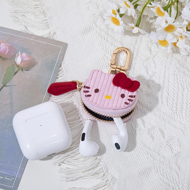10個セット かわいいカートゥーンバッグストラップキーホルダーおしゃれコーデュロイハローキティストラップ女子小