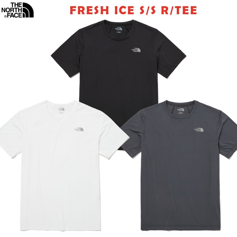 韓国正規品保証 関税負担なし NT7UP03J FRESH ICE S/S R/TEEデイリー 基本 着装 男子 女子 人気 韓国 ファッション 男女共用 アウトドア