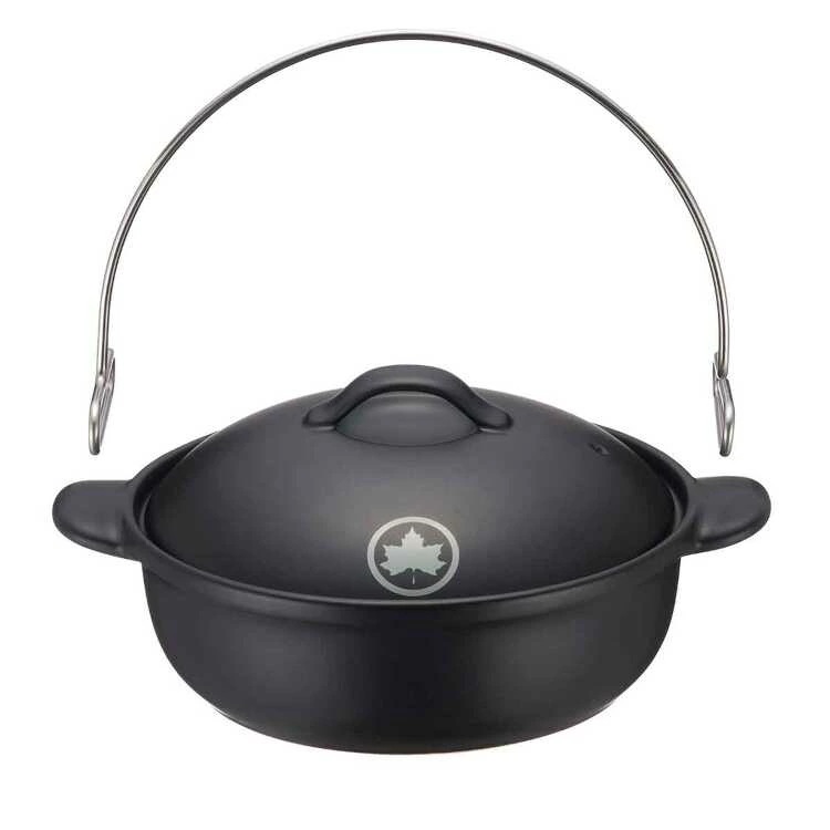 LOGOS×萬古焼 いろり吊り土鍋 幅32.5×奥行26×高さ25cm（8号相当） #81062000