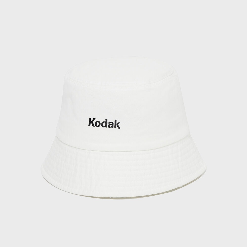 コダックアパレル ベーシック バケットハット ホワイト