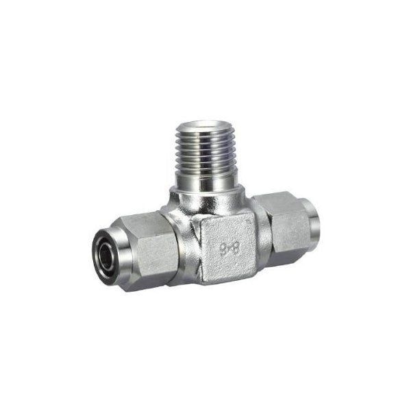TS8-03MT SUSブランチティ (適用チューブ径8X6 ねじR3/8) メーカー直送