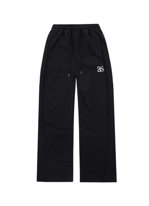【AS"ON】 BASIC TRAINING PANTS / BLACK 正規品