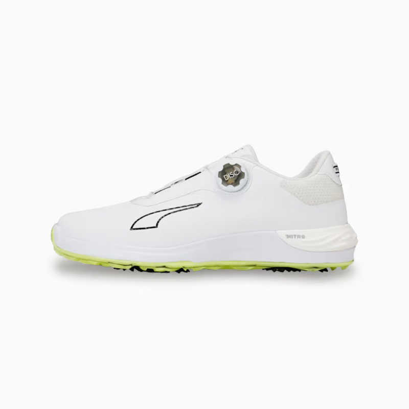 プーマ　ゴルフシューズ パワーアセンドニトロ ディスク スパイクレス [メンズ/27.5cm] PUMA White×PUMA Black×Fizzy Light　31314601_25FW
