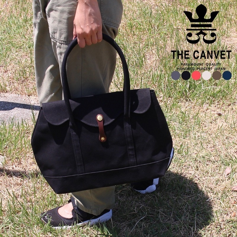 トートバッグ ミニ フラップ メンズ レディース THE CANVET キャンベット #tc714043 春 夏 秋 冬 グレー ブラック レッド サンドベージュ カーキ ブルーグレー [spn-tc