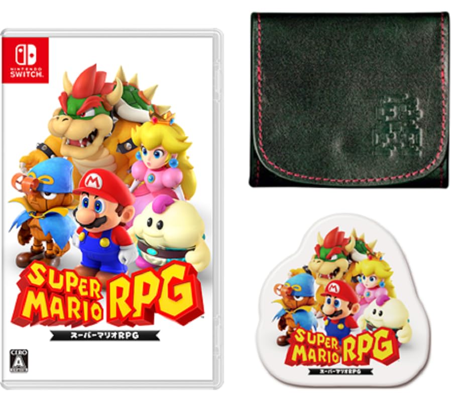 スーパーマリオＲＰＧ -Switch スーパーマリオブラザーズ本革コインケースセット (【Amazon.co.jp限定】オリジナルピンズ 同梱)