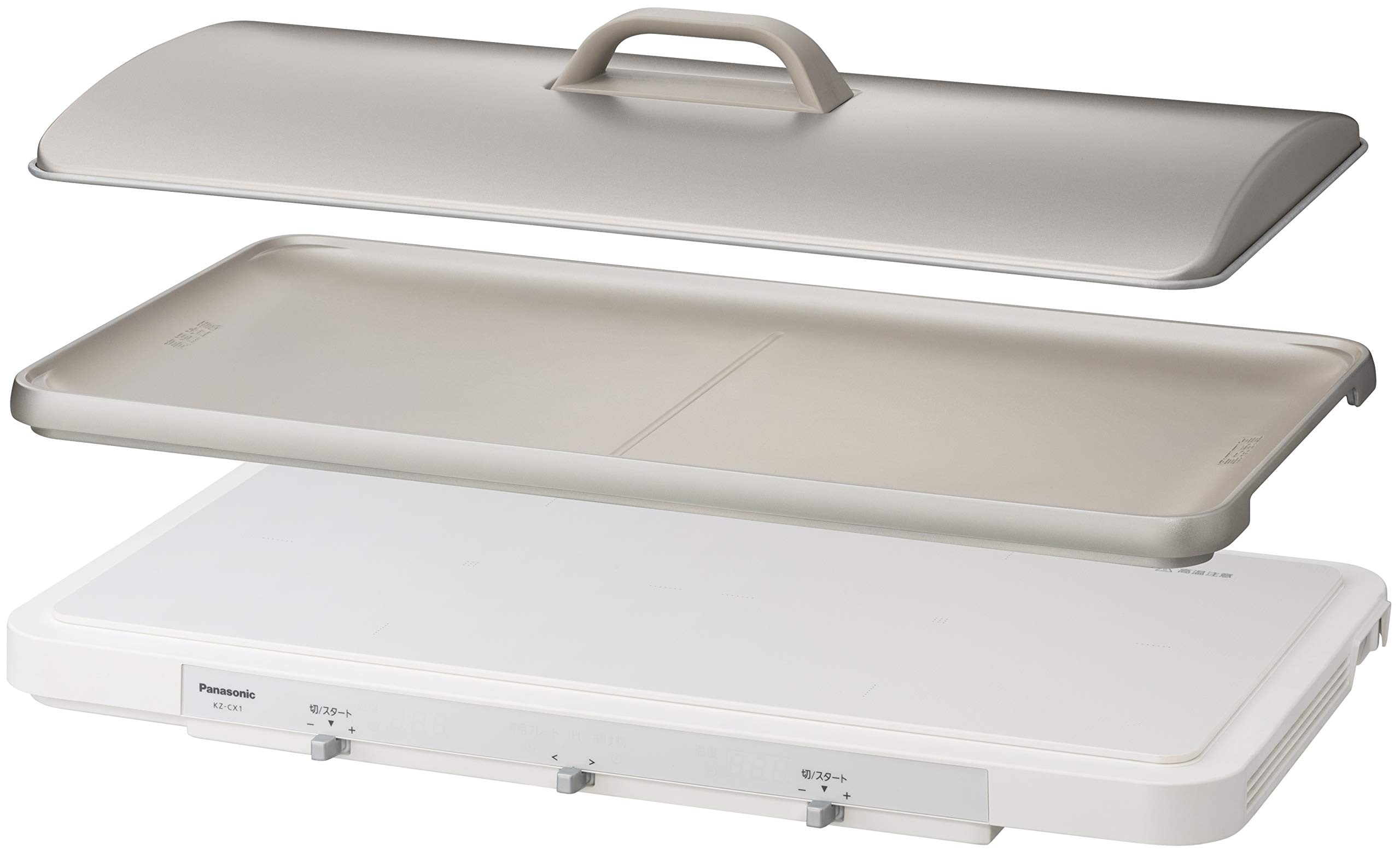 パナソニック IHデイリーホットプレート ホワイト KZ-CX1-W