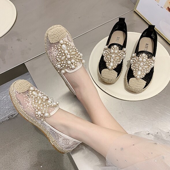 2color シューズ 靴 スリッポン エスパドリーユ風 ジュート レース ローヒール フラット フ 4,050円