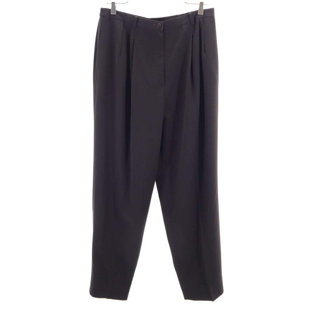 バーバリーズ 90s ウール オールド スラックスパンツ 17 ブラウン Burberrys レディース