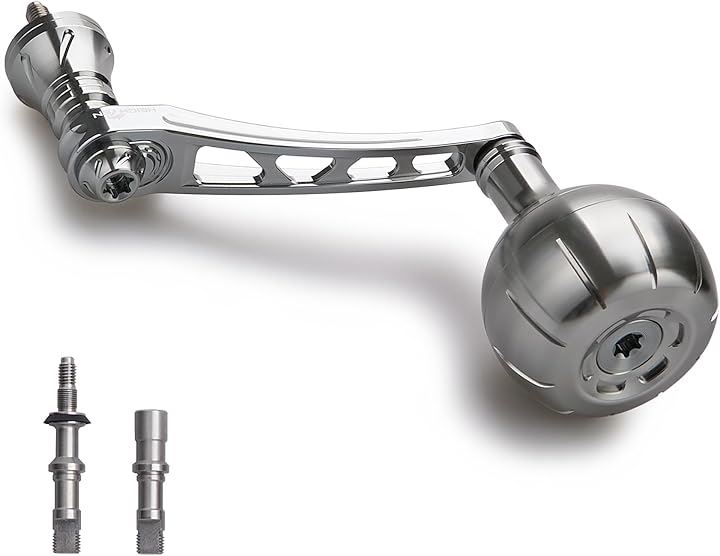 65-70mm可変 リール ハンドル 35/38mm ノブ搭載 シマノ ダイワ 通用 スピニングリール Chrysant Series 900(38mmノブ搭載 - ガンメタル)