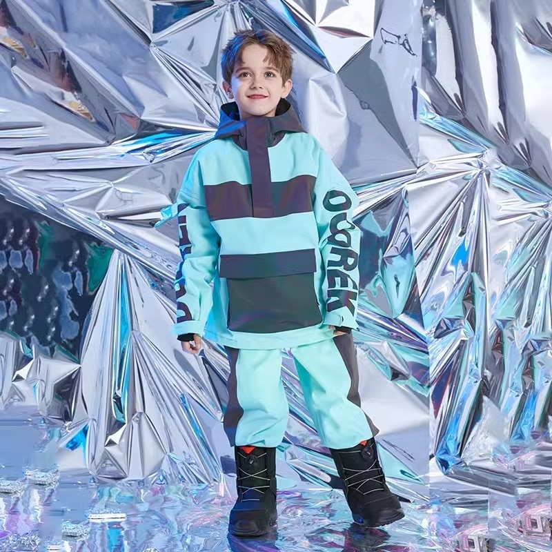 スノーボードウェア 2024 2025 上下セット 光反射 子供 キッズ アウター パンツ ズボン ゆったり スウェット セットアップ 韓国風 防水 スノボー スノー スキーウェア スノボウェア 21,379円