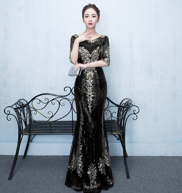 「マーメイドドレス」ロングドレス 演奏会ドレス パーティードレス ウェディングドレス 結婚式 二次会