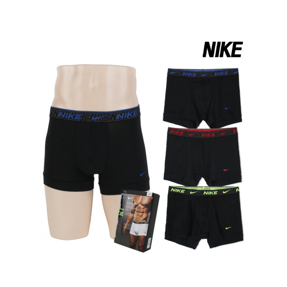 ナイキアンダーウェアメンズドローストリングショーツ 3 パック KE1008-JV7
