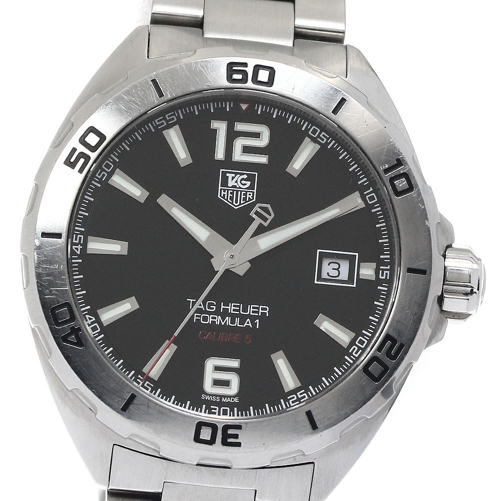 タグホイヤー TAG HEUER WAZ2113 フォーミュラー1 キャリバー5 デイト 自動巻き メンズ 保証書付き_883836【中古】
