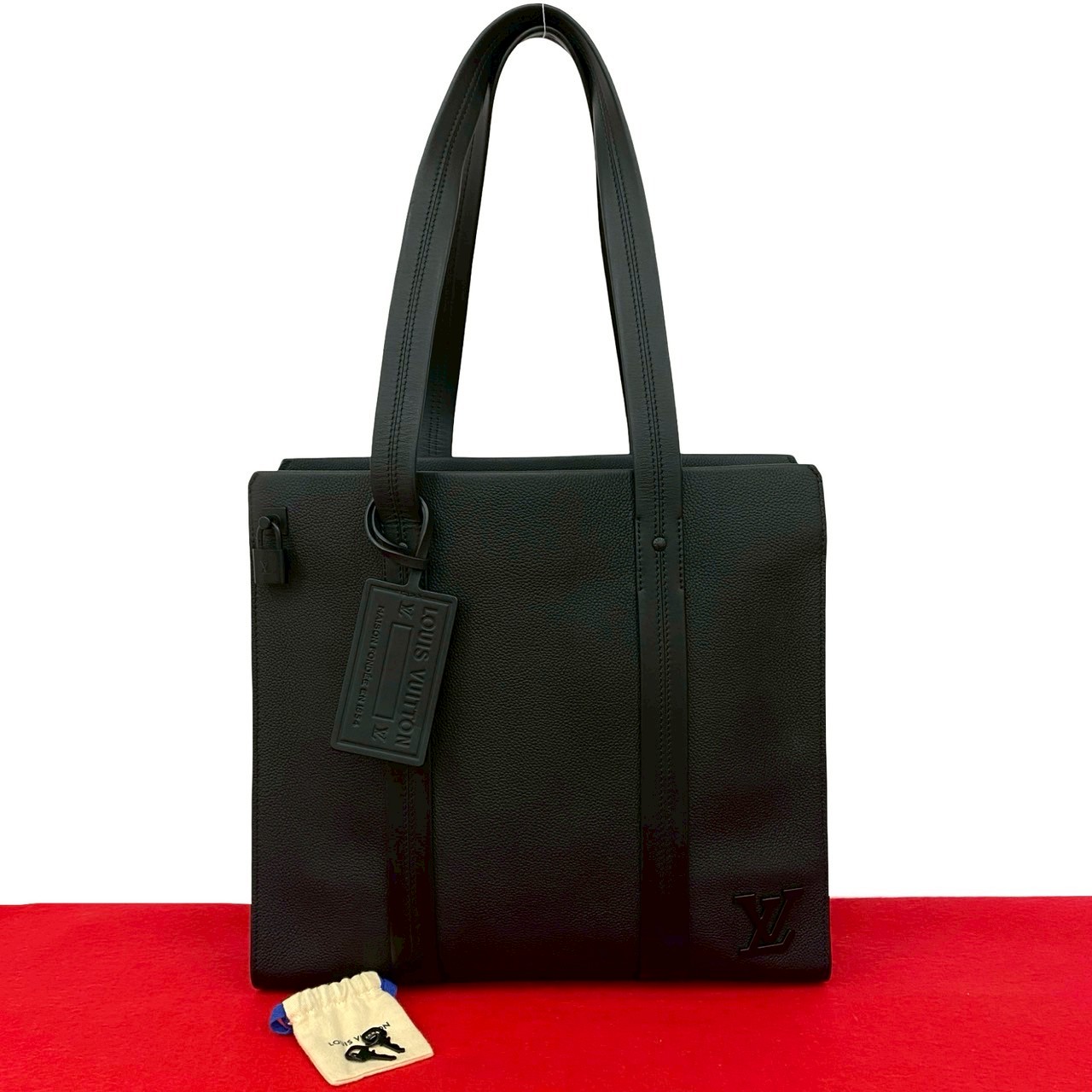 テイクオフ トート アエログラムトートバッグ レザー ブラック 04776